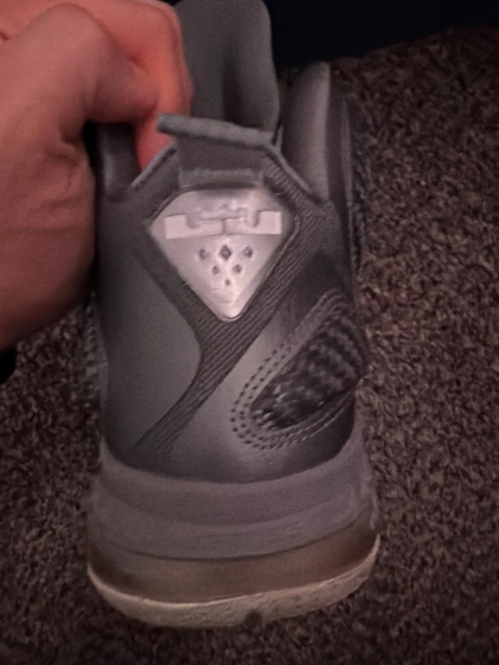 Men's Athletic High-Top Basketball Shoes - Gray